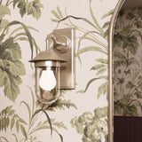 Burlington Bathroom Lighting Brushed Nickel - Clear Glass Burlington Guild Wall Light