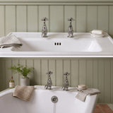 Aquarius Bathrooms Pillar Bath Tap Aquarius Clarence Traditional Brassware Pack with Bath and Basin pillar Taps and Wastes