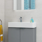 Imex Wall Mounted Vanity Unit Imex Blade Wall Mounted 600mm Double Door Vanity Unit with Basin