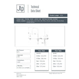 JTP Kitchen Tap JTP VOS Single Lever Pull Out Kitchen  Mixer Tap