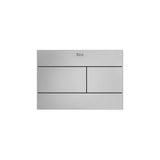 Roca Flush Plate Brushed Stainless Steel Roca Duplo-S Flush Plate with Square Buttons