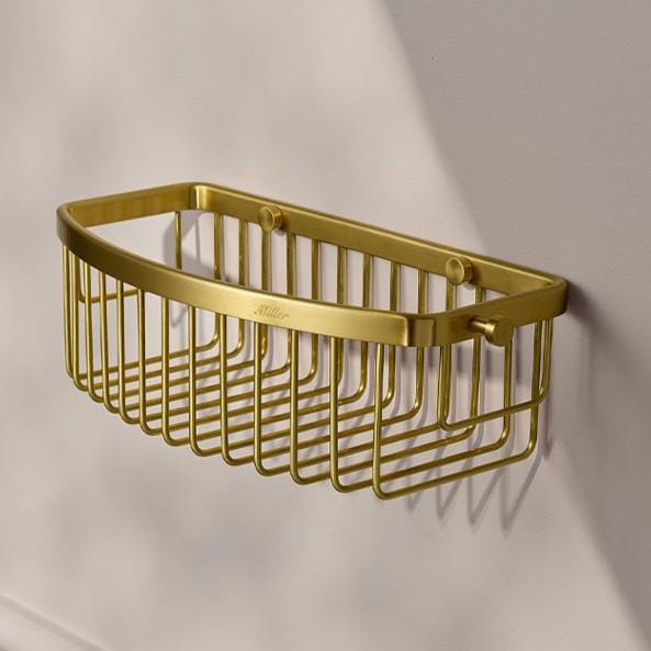 Miller Signature D-Shaped Wire Shower Basket