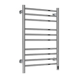 Reina Designer Towel Radiator 800 x 500mm / Polished Stainless Steel Reina Arnage Dry Electric Designer Towel Radiator