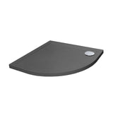 Aquarius Quadrant Shower Tray 900x900mm Aquarius Urbano Quadrant 45mm Stone Resin Shower Tray in Slate Grey