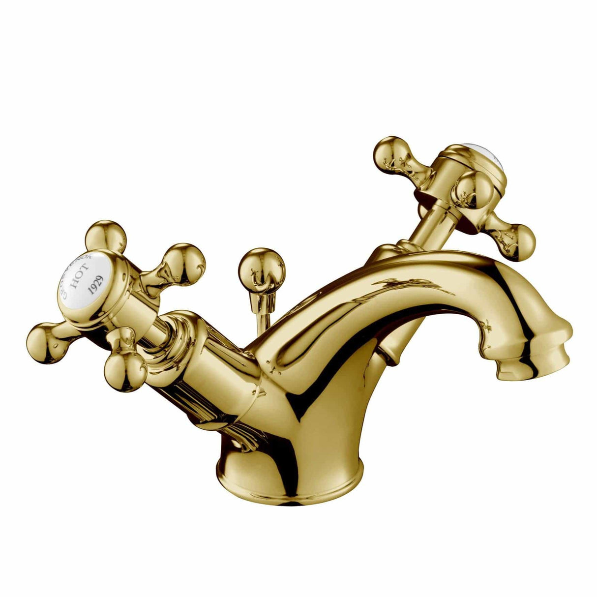 JTP Mono Basin Tap JTP Grosvenor Cross Mono Basin Mixer Tap with Pop Up Waste