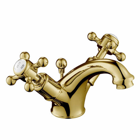 JTP Mono Basin Tap JTP Grosvenor Cross Mono Basin Mixer Tap with Pop Up Waste