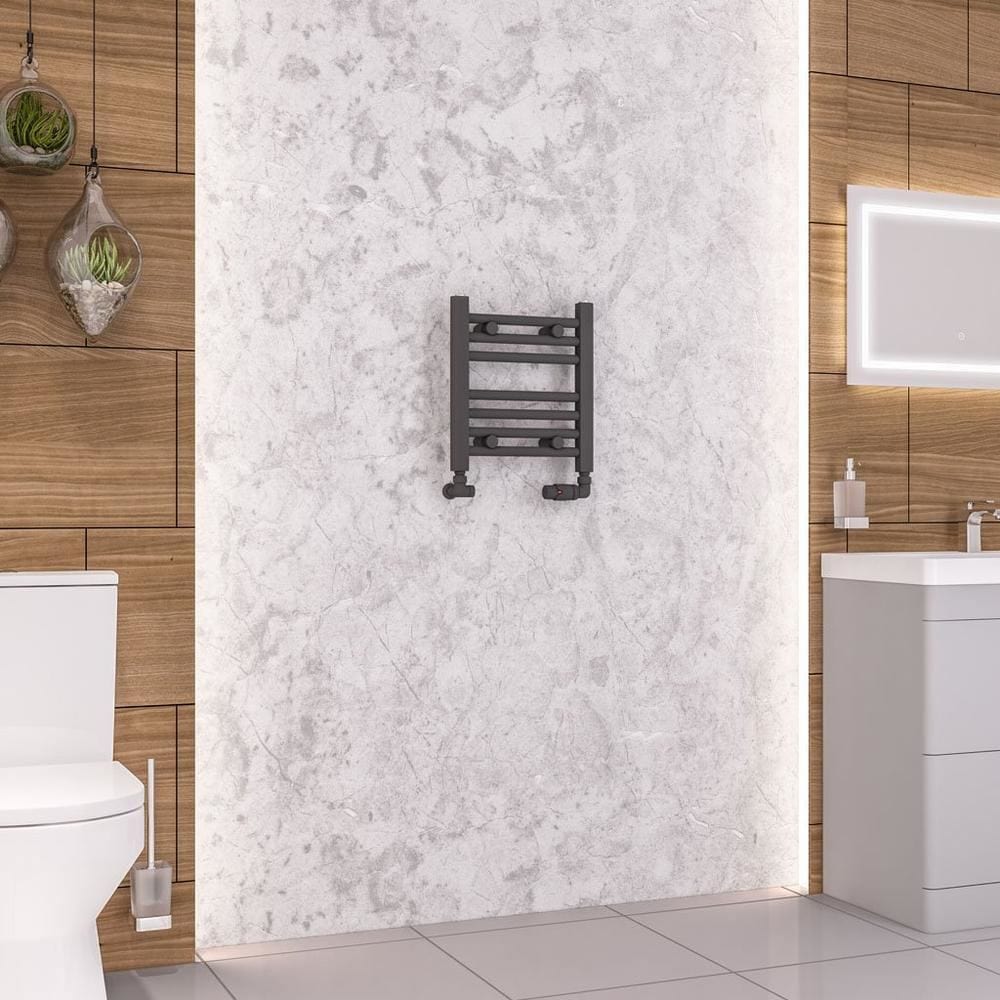 Eastbrook Wendover Straight Heated Towel Rail in Anthracite