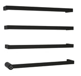 JTP Designer Towel Radiators Matt Black JTP ZYON Designer Towel Radiator - 630 x 486mm - Electric Only