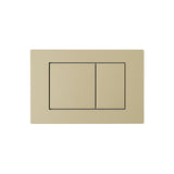 Imex Flush Plate Brushed Brass Imex Square Button Stainless Steel Flush Plate (for IMFF01 & IMCC0 Cisterns)