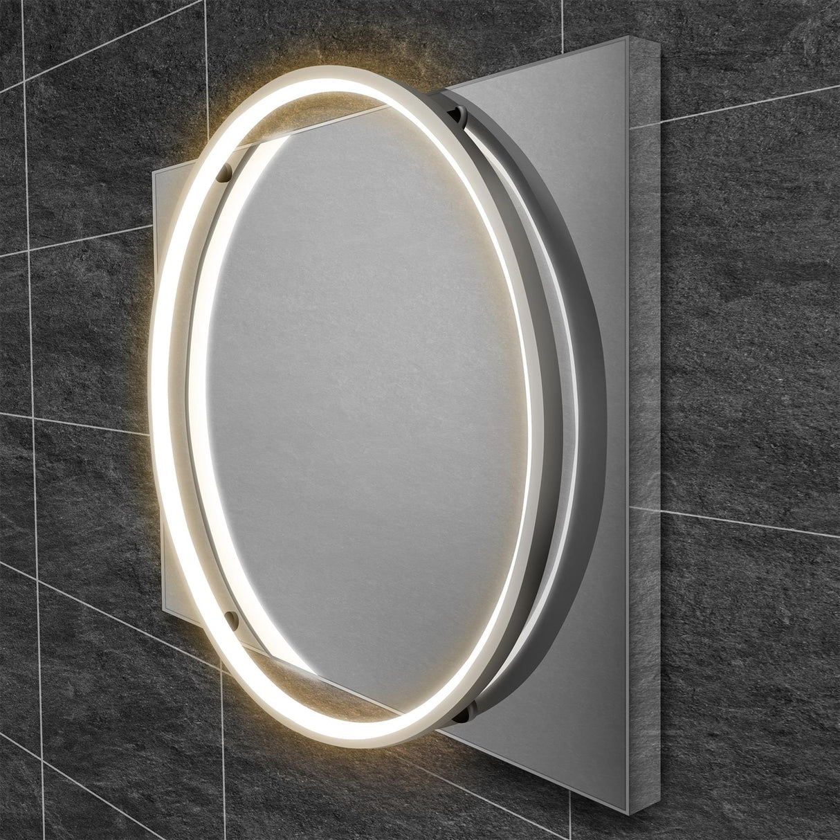 hib. Illuminated Mirror hib. Solas Round LED Illuminated Mirror
