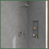 Villeroy & Boch Concealed Shower Set Chrome / Square Villeroy & Boch Concealed Complete Shower Set with Shower Head and Handset