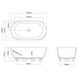 Crosswater Modern Freestanding Bath Crosswater MPRO Freestanding Bath