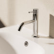 Crosswater Mono Basin Tap Chrome Crosswater MPRO Basin Mixer Tap with Knurled Handle