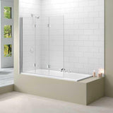 Merlyn Bath Screen Merlyn 8mm 3 Panel Folding Hinged Bath Screen