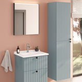 VitrA Storage Unit VitrA Root Groove Wall Mounted Tall Storage Cabinet 1800 x 420mm