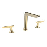 Crosswater 3 Tap Hole Basin Set Brushed Brass Crosswater Foile 3 Hole Basin Mixer Tap