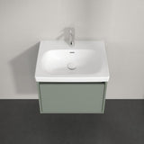 Villeroy & Boch Wall Mounted Vanity Unit Villeroy & Boch Skyla Wall Mounted 600mm One Drawer Vanity Unit with Basin
