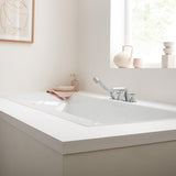 VADO Bath Shower Mixer Vado Arrondi Thermonstatic Bath Shower Mixer Tap with Cross Handles  - Chrome - ARR-232T-CP