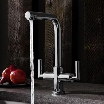 Crosswater Kitchen Tap Crosswater Cucina Tropic Dual Control Kitchen Sink Mixer Tap in Chrome