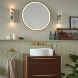 Vado Wall Mounted Basin Tap Booth & Co. Axbridge Wall Mounted Basin Mixer Tap with Crosshead Handles