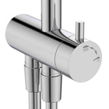Ideal Standard Shower Riser Rail Ideal Standard IdealRain Shower Diverter with Adjustable Riser with Showerhead and Handset