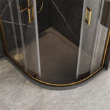Aquarius Bathrooms Quadrant Shower Enclosure Aquarius Urbano 6mm Quadrant Shower Enclosure 1850mm