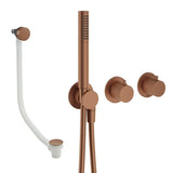 Crosswater Concealed Shower Set Crosswater Module Shower Set 5 Brushed Bronze MODSET5BZ