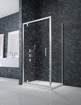 UK Bathroom Store Merlyn Ionic Essence Framed Pivot Shower Door in Chrome