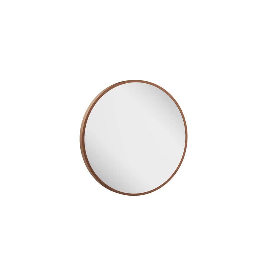 Crosswater Standard Mirror 500mm / Brushed Bronze Crosswater Infinity Round Framed Mirror