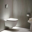 Laufen Wall Hung Toilet Laufen Meda Rimless Silent Flush Back to Wall Toilet with Soft Close Seat