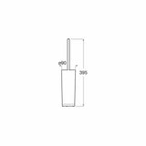 Roca Toilet Brush Roca Sonata Floorstanding Toilet Brush and Holder