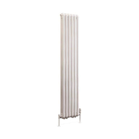 Eastbrook Column Radiator Eastbrook Rubano Straight Vertical Traditional Column Radiator in Gloss White