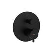 VitrA Concealed Shower Valve Matt Black VitrA Root Round Integrated Thermostatic Bath and Shower Mixer 2-Way Control Plate