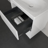 Villeroy & Boch Wall Mounted Vanity Unit Villeroy & Boch Skyla Wall Mounted 600mm Two Drawer Vanity Unit with Basin
