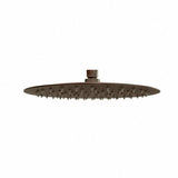 Aquarius Fixed Shower Head Brushed Bronze Aquarius RainLux Round Slim Shower Head