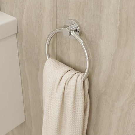 Villeroy & Boch Towel Rails and Rings Chrome Villeroy & Boch Elements - Tender Towel Ring