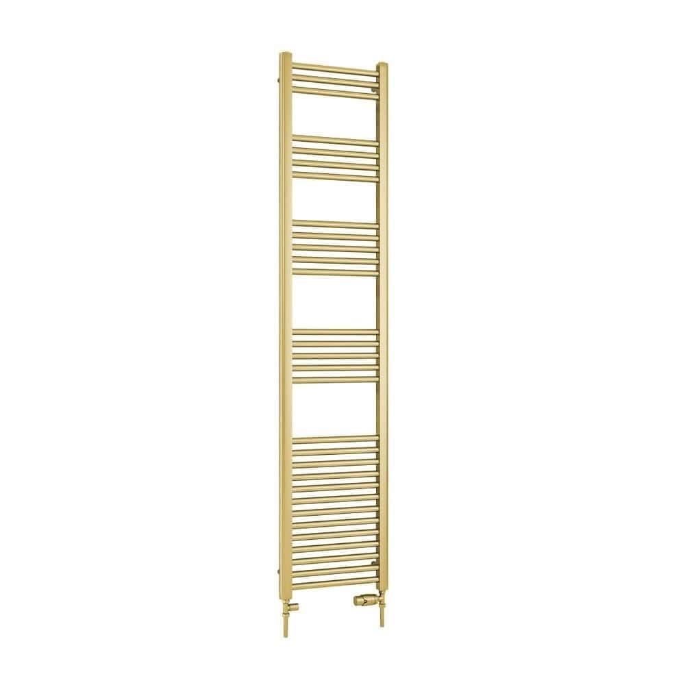 Eastbrook Wendover Straight Heated Towel Rail in Brushed Brass