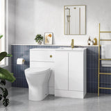 Aquarius Bathrooms WC Back To Wall Unit Aquarius Halite Waterproof 500mm WC Unit