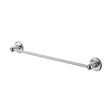 Burlington Towel Rails and Rings Burlington Traditional 550mm Single Towel Rail in Chrome