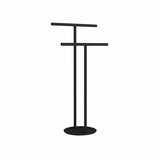 Smedbo Towel Rails and Rings Smedbo Outline Freestanding Double Towel Rail