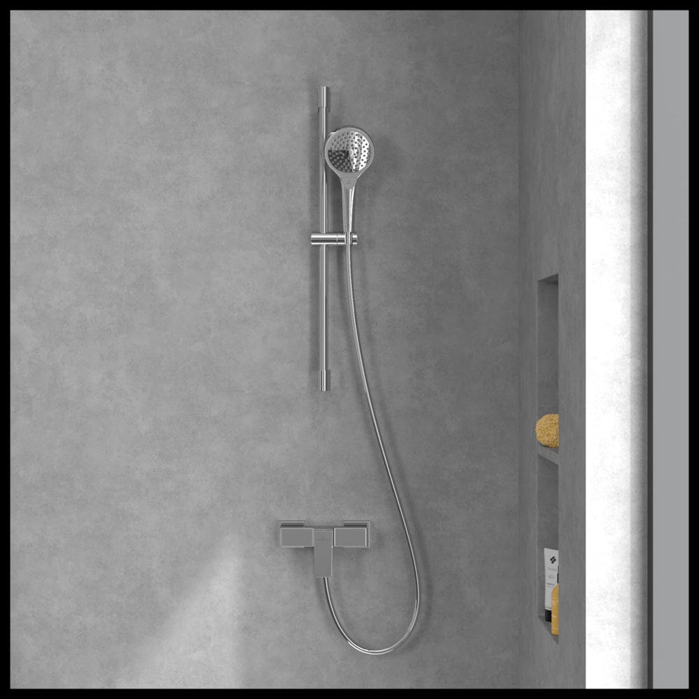 Villeroy & Boch Exposed Shower Valve Villeroy & Boch Architectura Exposed Thermostatic Square Shower Valve