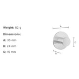 Smedbo Robe Hook Smedbo Dot Self-Adhesive Robe Hook (Pair)