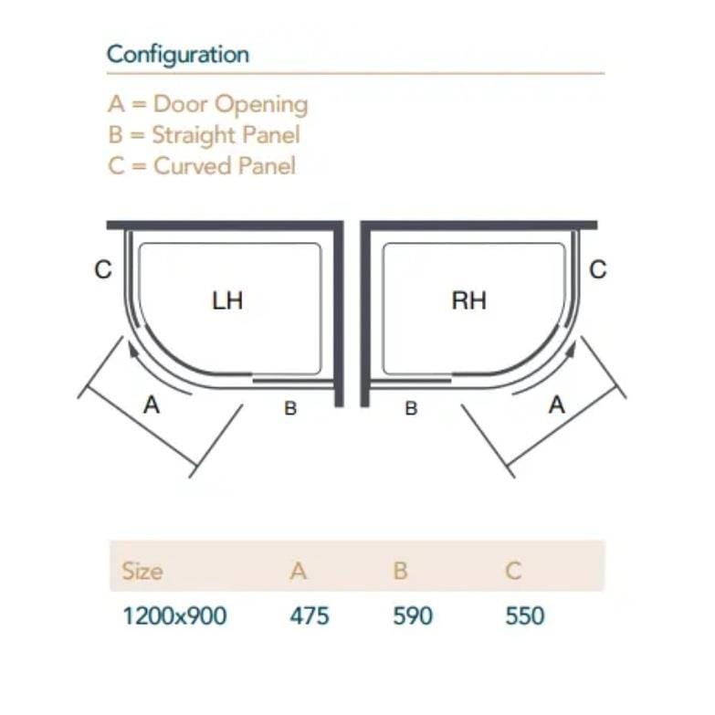Merlyn Quadrant Shower Enclosure Merlyn Ionic Essence Frameless 8mm 1 Door Offset Quadrant Shower Enclosure