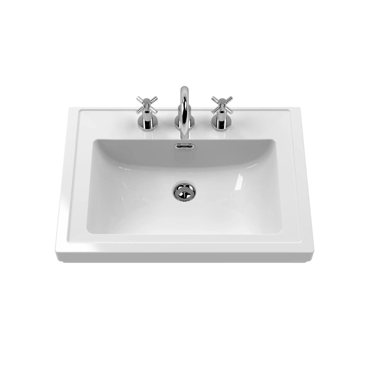 Aquarius Bathrooms Wall Mounted Vanity Unit Aquarius Leighton 800mm Wall Mounted  One Drawer Vanity Unit with Basin