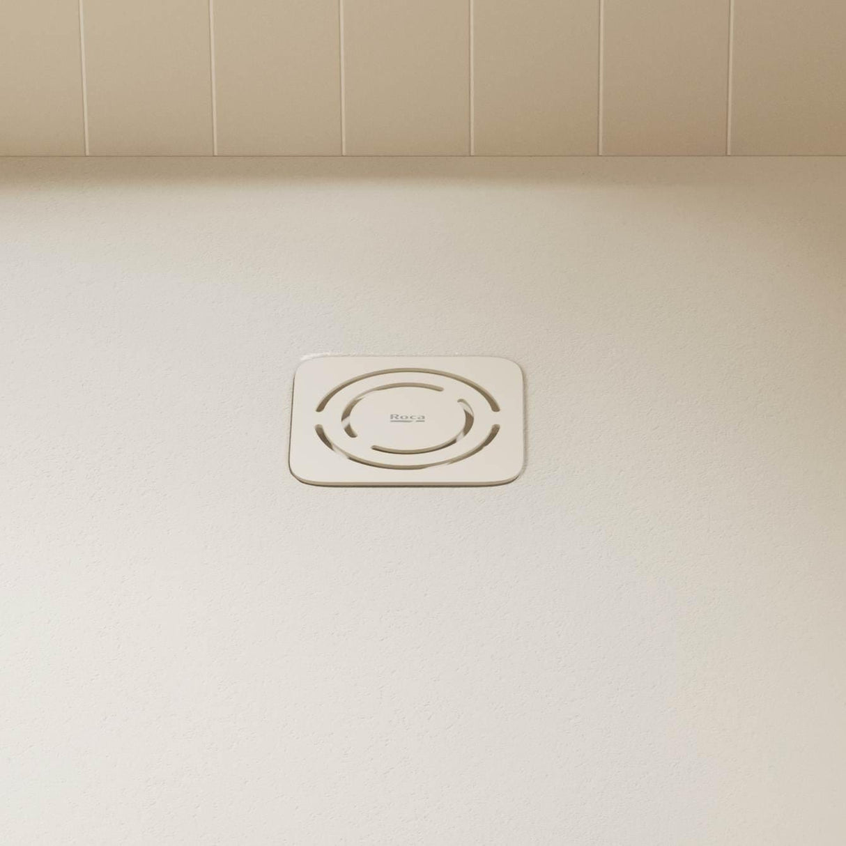 ROCA Square Shower Tray ROCA Terran-N Superslim Stonex® Square Shower Tray with Twist Colour Match Waste Cover