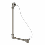 Burlington Exposed Bath Waste Brushed Nickel Burlington Traditional Exposed Bath Waste and Overflow with Plug and Chain