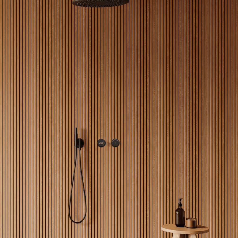 TED Concealed Shower Valve TED Togo 2/3 Outlet Concealed Digital Shower Valve with Ring Style Plate