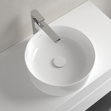 Villeroy & Boch Collaro 400mm Round Countertop Basin in White Alpin