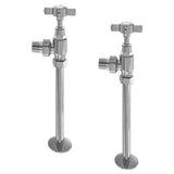 Eastbrook Radiator Valve Eastbrook Traditional Angled Radiator Valves Pair in Chrome