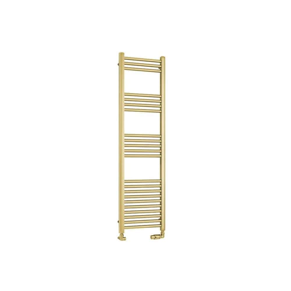 Eastbrook Ladder Rail Eastbrook Wendover Straight Heated Towel Rail in Brushed Brass